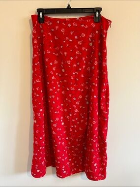 Shein - Floral Skirt - 0X
